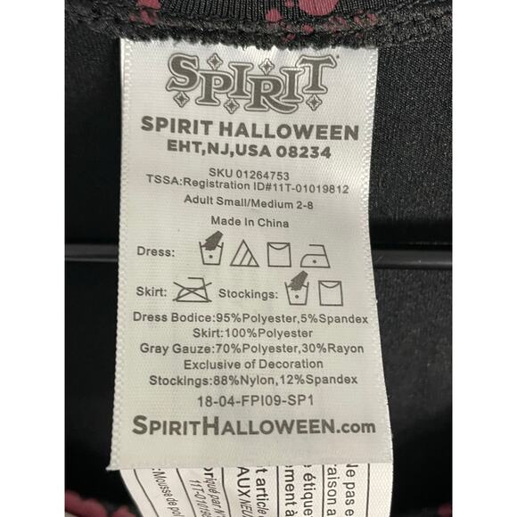 Spirit Halloween Red Black Clown Costume Dress Adult‎ Small Medium 2-8 Tutu - Picture 5 of 11